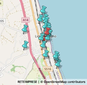 Mappa Via Giovanni da Verrazzano, 63900 Lido di Fermo FM, Italia (0.657)