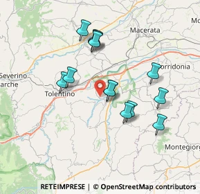 Mappa Contrada Entogge, 62010 Urbisaglia MC, Italia (6.66)