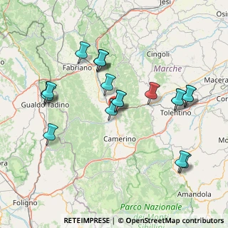 Mappa 62022 Castelraimondo MC, Italia (16.27895)