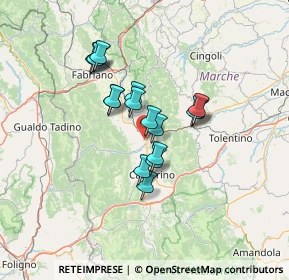 Mappa 62022 Castelraimondo MC, Italia (10.72294)
