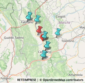 Mappa 62022 Castelraimondo MC, Italia (10.12364)