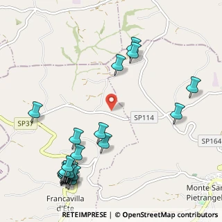 Mappa Contrada Selve Lunghe, 63815 Monte San Pietrangeli FM, Italia (1.50769)
