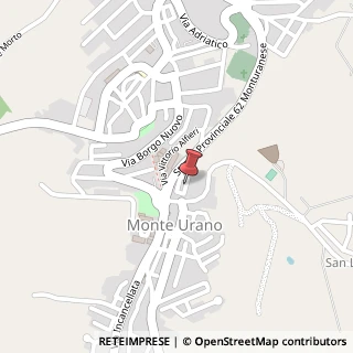 Mappa Via Verga, 22, 63813 Monte Urano, Fermo (Marche)