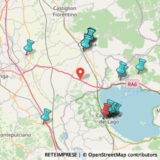 Mappa Raccordo Autostradale 6 Bettolle-Perugia, 52044 Cortona AR, Italia (9.6595)