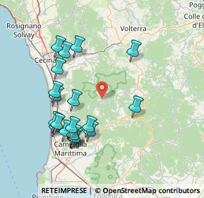 Mappa Via della Fonte, 56040 Monteverdi Marittimo PI, Italia (16.509)