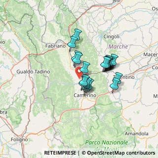 Mappa Località Roccafranca, 62022 Castelraimondo MC, Italia (10.287)
