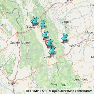 Mappa Località Roccafranca, 62022 Castelraimondo MC, Italia (10.37667)