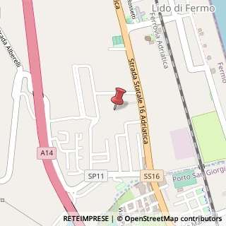 Mappa Via Nazionale, 74, 63900 Fermo, Fermo (Marche)