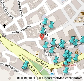 Mappa Via Roma, 62029 Tolentino MC, Italia (0.075)