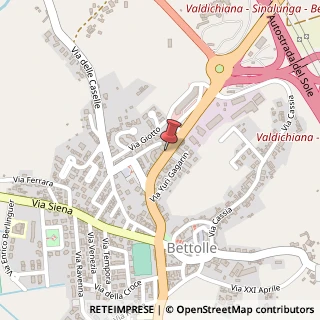 Mappa Via Giuseppe di Vittorio, 45, 53048 Sinalunga, Siena (Toscana)