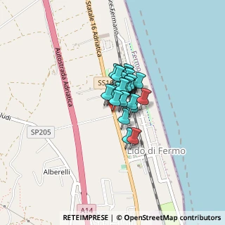 Mappa SS Adriatica, 63900 Lido di Fermo FM, Italia (0.20357)