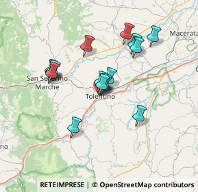 Mappa Traversa Adriana, 62029 Tolentino MC, Italia (6.04438)