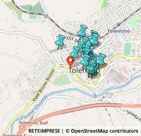 Mappa Traversa Adriana, 62029 Tolentino MC, Italia (0.2955)