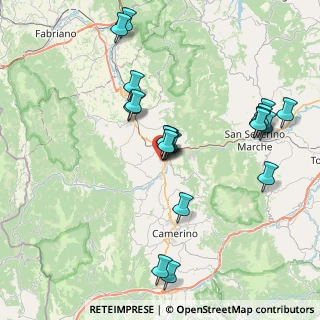 Mappa Strada Provinciale 256 Muccese, 62022 Castelraimondo MC, Italia (8.2855)