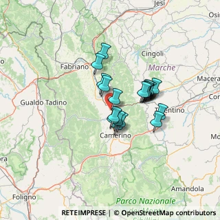 Mappa Strada Provinciale 256 Muccese, 62022 Castelraimondo MC, Italia (9.8135)