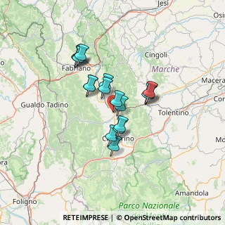Mappa Strada Provinciale 256 Muccese, 62022 Castelraimondo MC, Italia (10.64)