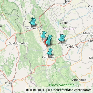 Mappa Strada Provinciale 256 Muccese, 62022 Castelraimondo MC, Italia (9.41455)