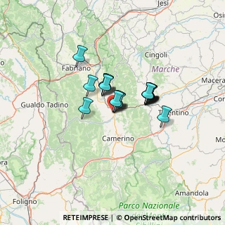 Mappa Strada Provinciale 256 Muccese, 62022 Castelraimondo MC, Italia (8.303)