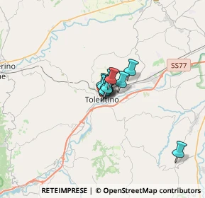 Mappa Traversa S. Nicola, 62029 Tolentino MC, Italia (1.27364)