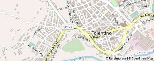 Mappa Tolentino
