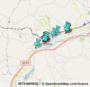 Mappa Via Guglielmo Oberdan, 62029 Tolentino MC, Italia (0.90429)