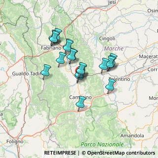 Mappa Via Tagliamento, 62022 Castelraimondo MC, Italia (11.503)