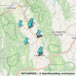 Mappa Via Tagliamento, 62022 Castelraimondo MC, Italia (6.17182)