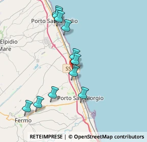 Mappa Via Girardi Andreottino, 63900 Fermo FM, Italia (3.99636)