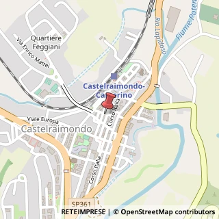 Mappa Via Damiano Chiesa, 16, 62022 Castelraimondo, Macerata (Marche)
