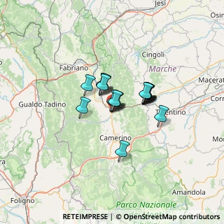 Mappa Via Damiano Chiesa, 62022 Castelraimondo MC, Italia (8.0125)