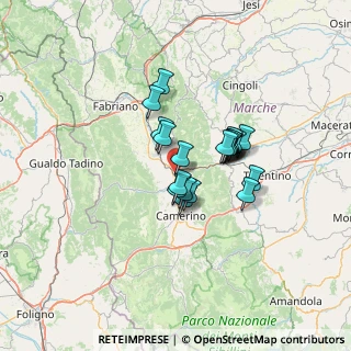 Mappa Via Damiano Chiesa, 62022 Castelraimondo MC, Italia (9.518)