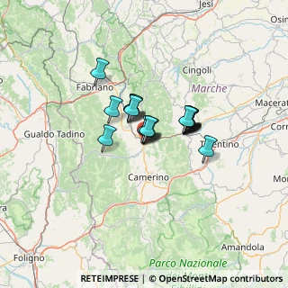 Mappa Via Mazzini, 62022 Castelraimondo MC, Italia (8.125)