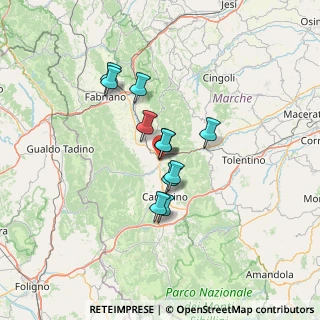 Mappa Via Damiano Chiesa, 62022 Castelraimondo MC, Italia (10.10455)