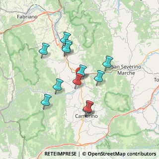 Mappa Via Circonvallazione, 62022 Castelraimondo MC, Italia (6.4125)