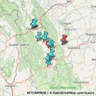 Mappa Via Circonvallazione, 62022 Castelraimondo MC, Italia (10.64412)