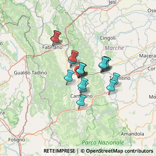 Mappa Via Circonvallazione, 62022 Castelraimondo MC, Italia (9.61706)