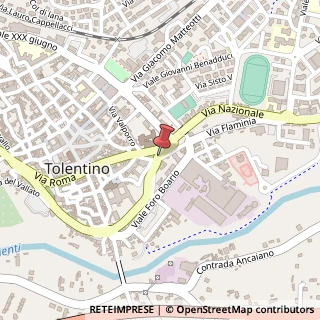 Mappa Viale Gioacchino Murat, 1, 62029 Tolentino, Macerata (Marche)