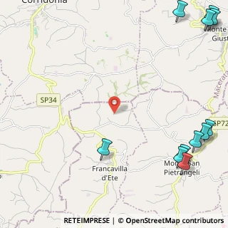 Mappa Via Ete, 63816 Francavilla D'ete FM, Italia (3.79)