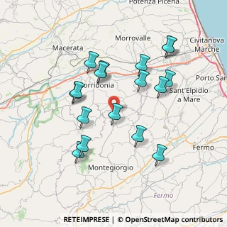 Mappa Via Ete, 63816 Francavilla D'ete FM, Italia (7.42059)