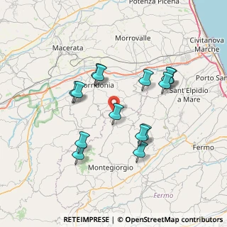 Mappa Via Ete, 63816 Francavilla D'ete FM, Italia (6.94)