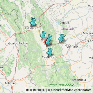 Mappa Via Monte Vettore, 62022 Castelraimondo MC, Italia (9.41727)