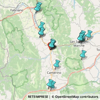 Mappa Via Monte Vettore, 62022 Castelraimondo MC, Italia (8.235)