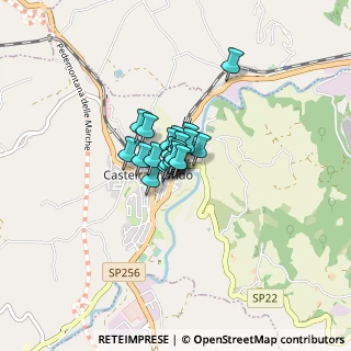 Mappa Via dell'Officina, 62022 Castelraimondo MC, Italia (0.3245)
