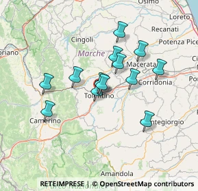 Mappa Vicolo del Triangolo, 62029 Tolentino MC, Italia (11.62231)