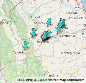 Mappa Vicolo del Triangolo, 62029 Tolentino MC, Italia (8.396)