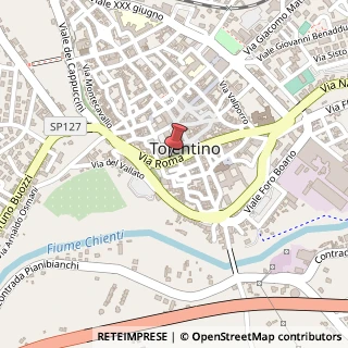 Mappa Via Roma, 24, 62029 Tolentino MC, Italia, 62029 Tolentino, Macerata (Marche)