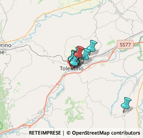 Mappa Vicolo del Triangolo, 62029 Tolentino MC, Italia (1.35273)