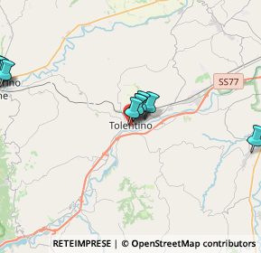 Mappa Vicolo del Triangolo, 62029 Tolentino MC, Italia (4.81727)