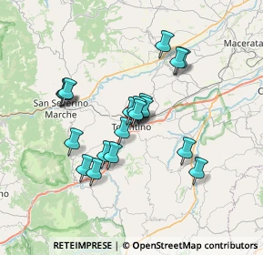 Mappa Vicolo del Triangolo, 62029 Tolentino MC, Italia (6.04)