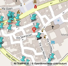 Mappa Via S. Nicola, 62029 Tolentino MC, Italia (0.068)